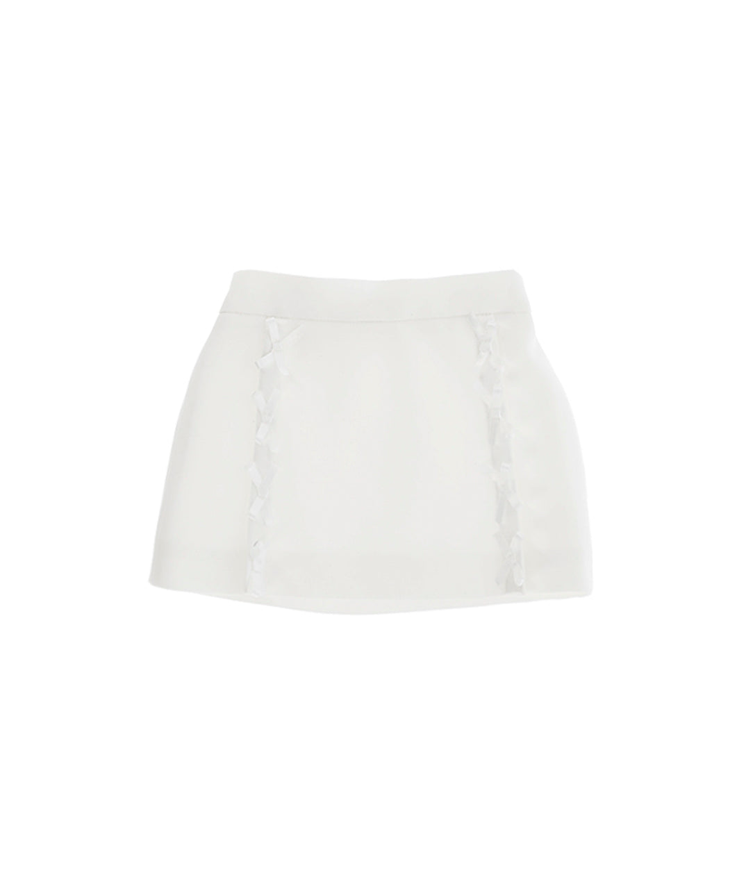 Elisabetta Franchi La Mia Bambina Gonna Bianca con Fiocchi per Neonate