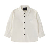 John Richmond Kids Camicia Bianco con Logo per Neonati