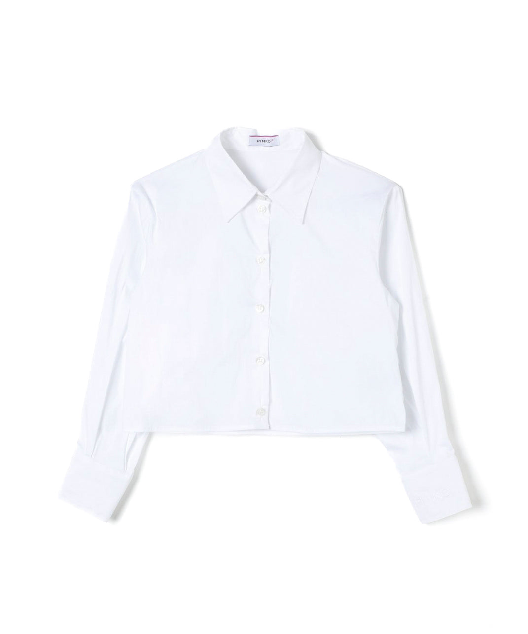 Pinko Kids Camicia Bianca Crop per Bambine