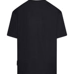John Richmond Kids T-Shirt Nero con Strass e Logo per Bambina