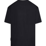 John Richmond Kids T-Shirt Nero con Strass e Logo per Bambina