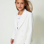 Twinset Kids Giacca Blazer Bianca 