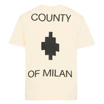 Marcelo Burlon County of Milan Kids T-Shirt Cocco con Stampa per Bambini