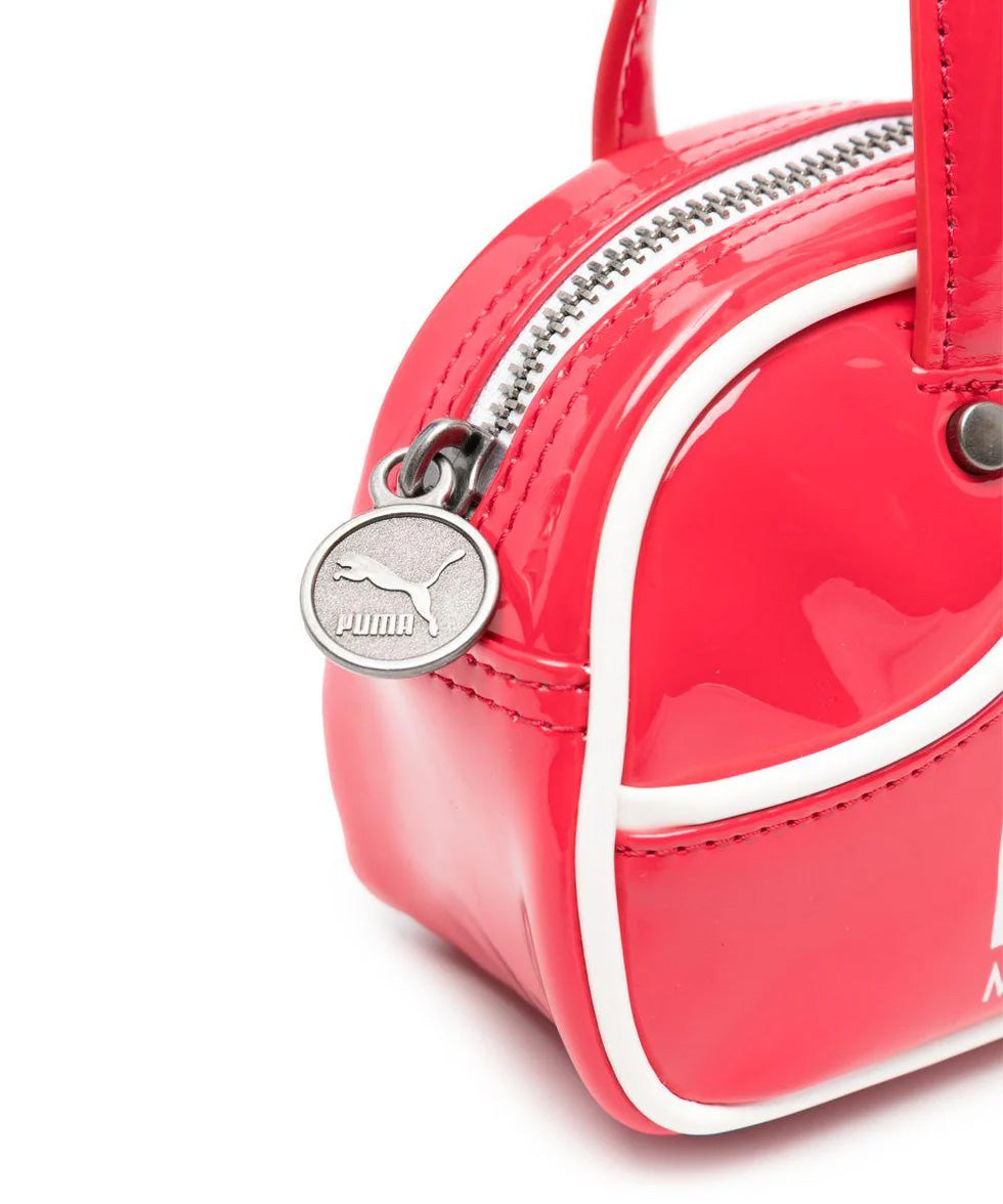 Puma Kids Borsa 1976 Rosso Lucido e Bianco per Bambine