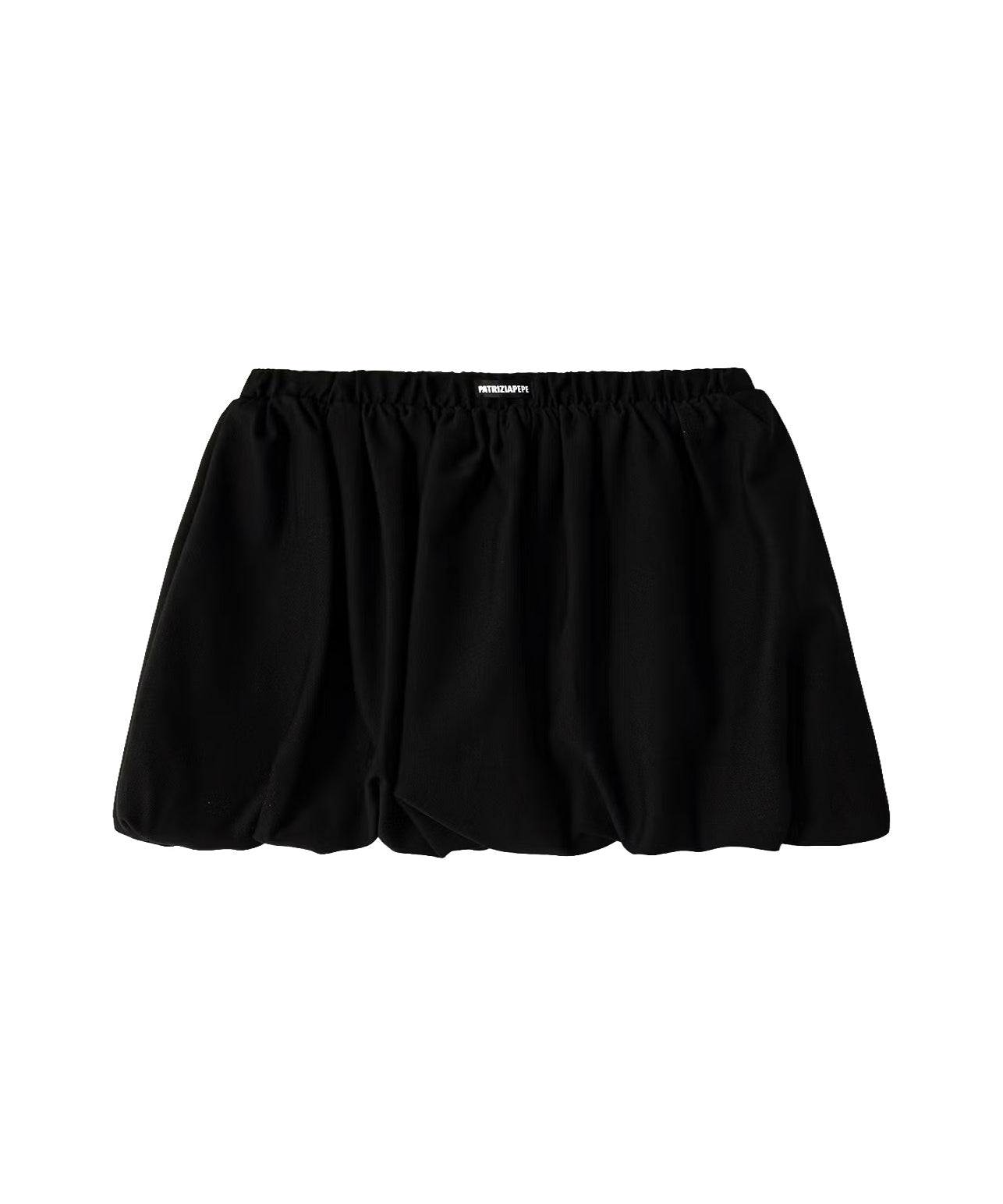 Patrizia Pepe Kids Gonna Nero con Logo per Bambine