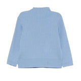 Roberto Cavalli Kids Maglione Blu con Logo per Bambine