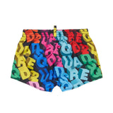 Dsquared2 Kids Costume Multicolor con Logo All-Over per Neonati