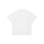 Diesel Kids Camicia Bianca Bowling con Oval D per Neonati