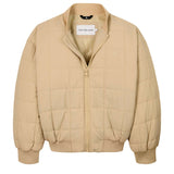 Calvin Klein Kids Giubbino Beige Trapuntato per Bambini