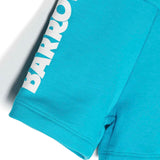 Barrow Kids Short Turchese con Stampa Logo