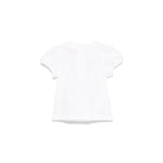 Moschino Kids T-shirt Bianca con Stampa per Neonate