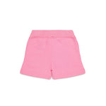 Dsquared2 Kids Short Rosa in Felpa con Logo per Neonate