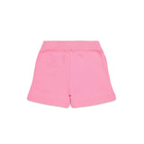 Dsquared2 Kids Short Rosa in Felpa con Logo per Neonate