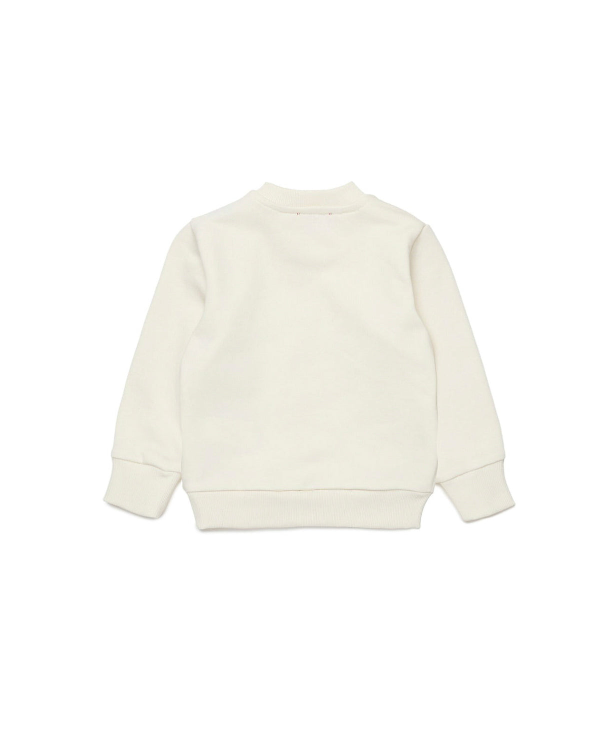 Diesel Kids Felpa Panna con Oval D per Neonati (retro)