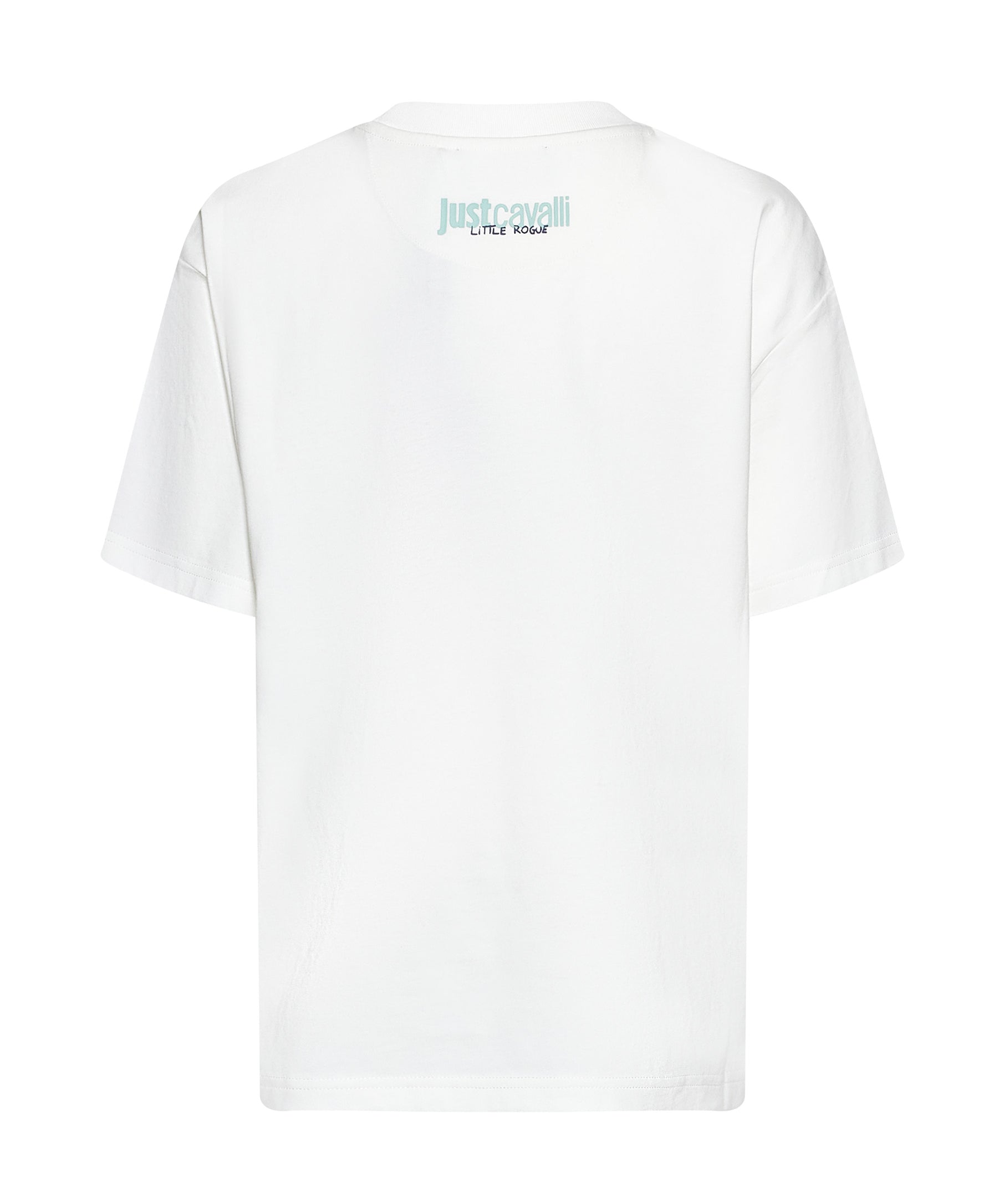 Just Cavalli Kids T-Shirt Pristine con Logo Fantasia per Bambine