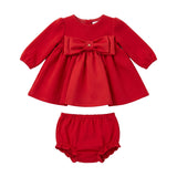 Elisabetta Franchi La Mia Bambina Abito Rosso per Neonate