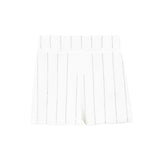 Patrizia Pepe Short Bianco con Strass per Bambine