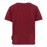 Just Cavalli Kids T-Shirt Bordeaux con Stampa Savage Unisex