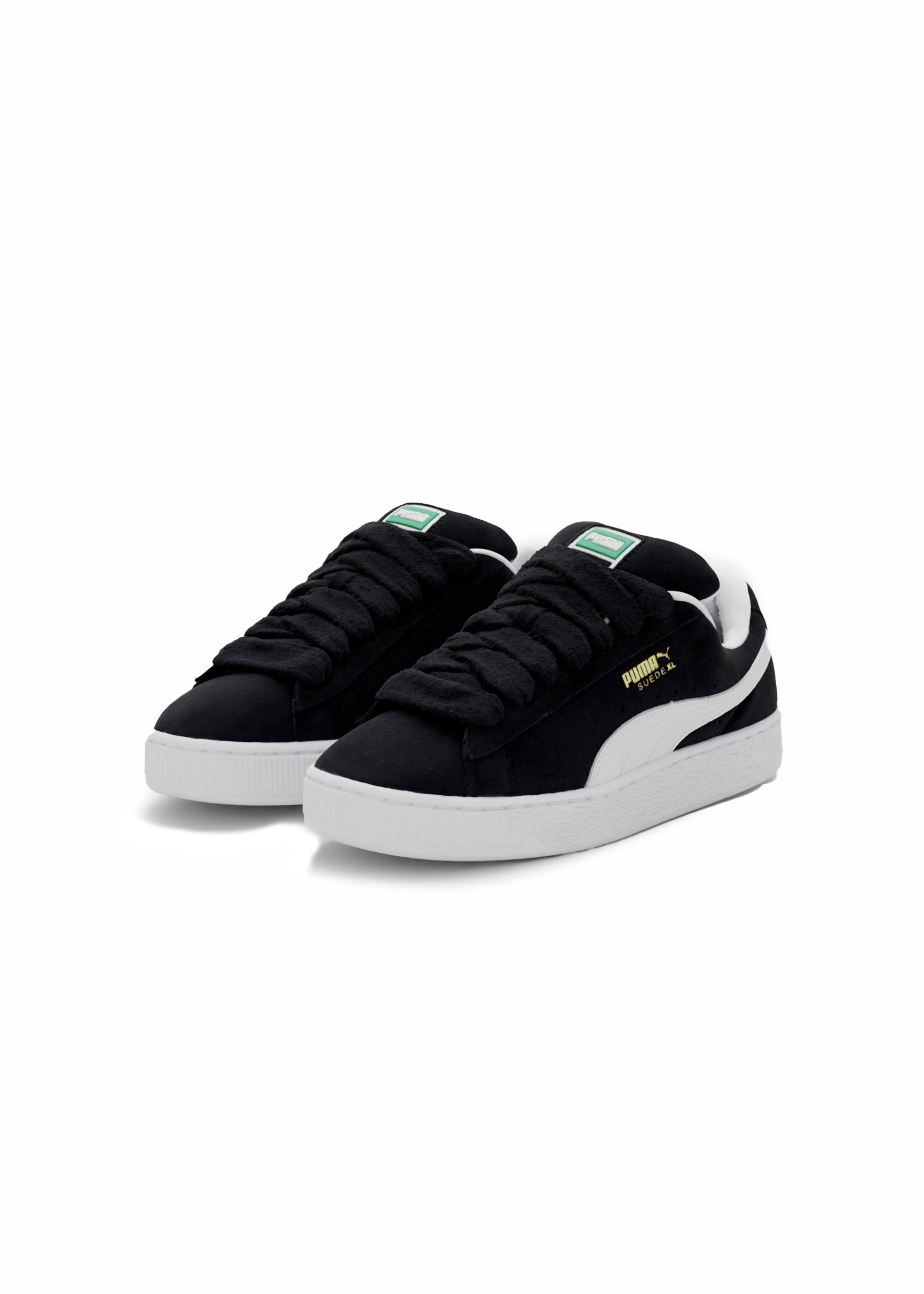 Puma Kids Suede XL Nero/Bianco per Bambine (dettaglio)