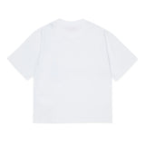 Diesel Kids T-Shirt Bianco con Logo Oval-D Unisex