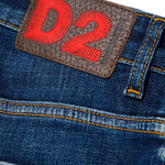 Dsquared2 Kids Jeans Denim Blu per Bambini