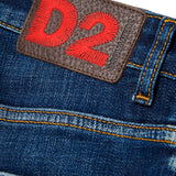 Dsquared2 Kids Jeans Denim Blu per Bambini