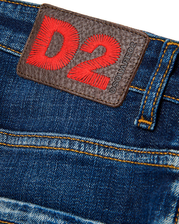 Dsquared2 Kids Jeans Denim Blu per Bambini