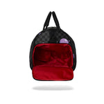 Sprayground Kids Borsone Nero Fantasia Viola con Logo Unisex