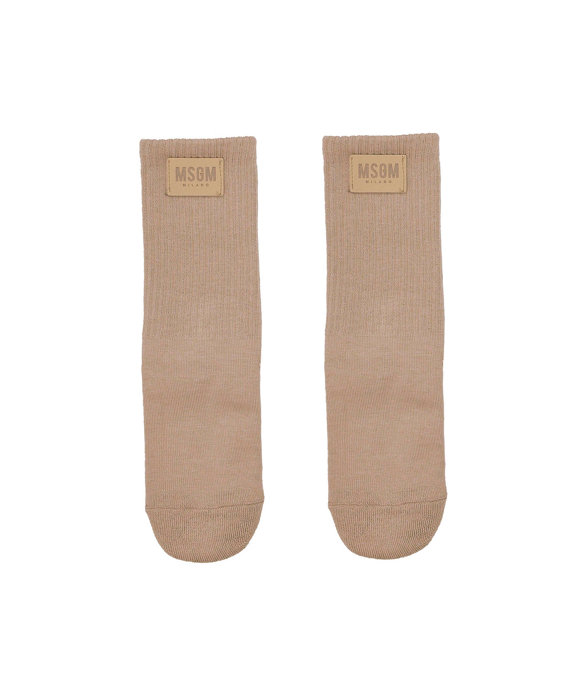 MSGM Kids Calzini Beige per Bambini