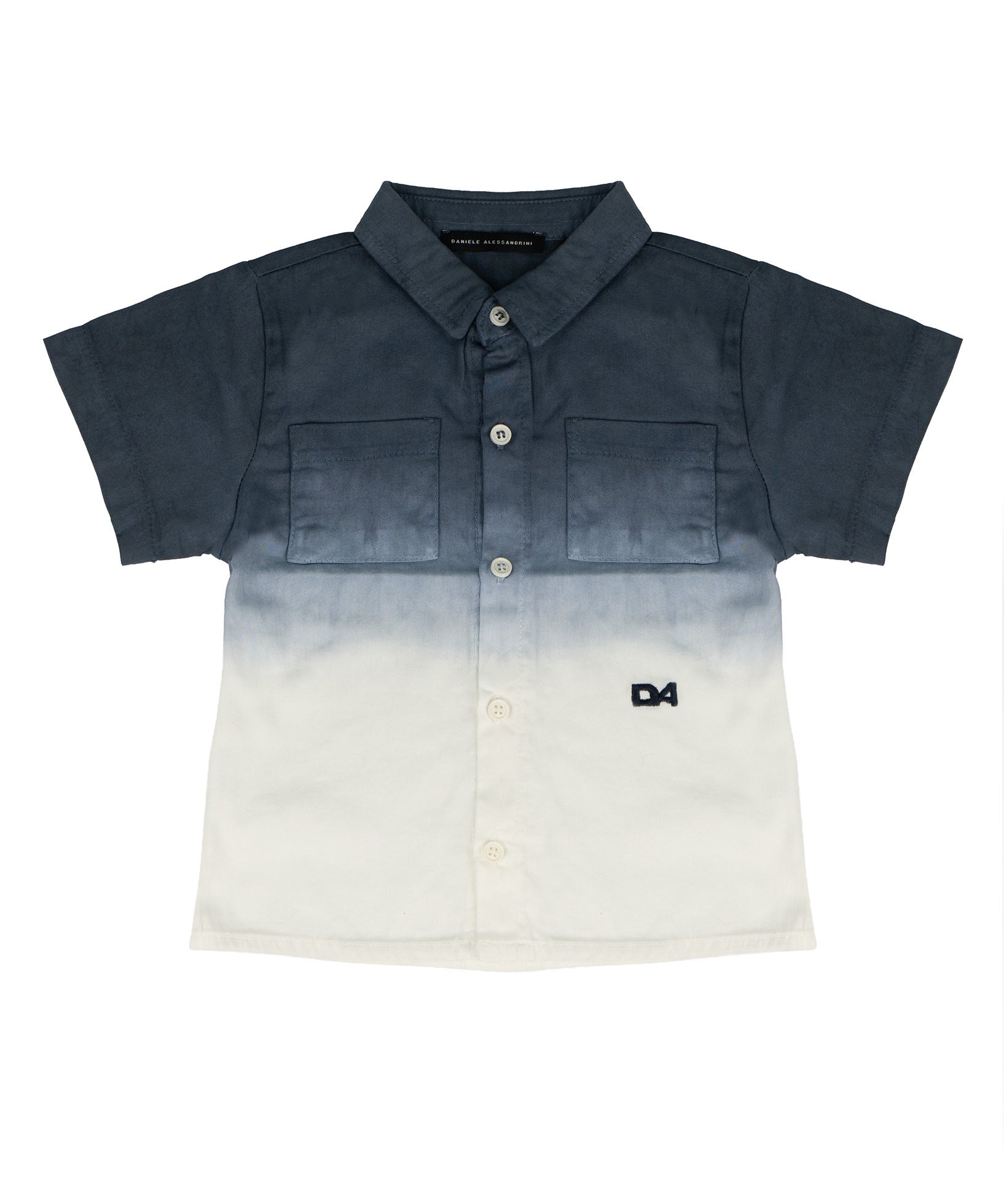 Daniele Alessandrini Kids Camicia Navy Dissolvenza per Neonati