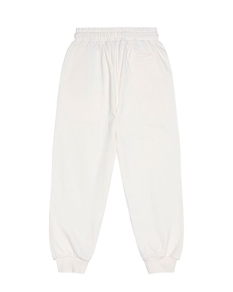 Iceberg Kids Pantalone Off-White con Logo per Bambini