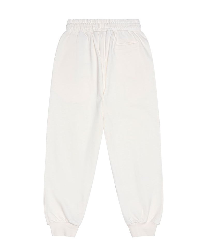 Iceberg Kids Pantalone Off-White con Logo per Bambini