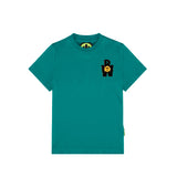 T-shirt Barrow Kids Shaded Bruce unisex in cotone. Girocollo, maniche corte e stampa esclusiva, perfetta per look casual e streetwear junior.