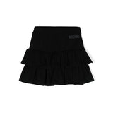 Moschino Kids Gonna con Ruches e Ricamo Logo per Bambine