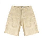 Daniele Alessandrini Kids Short Cargo Off-White per Bambini