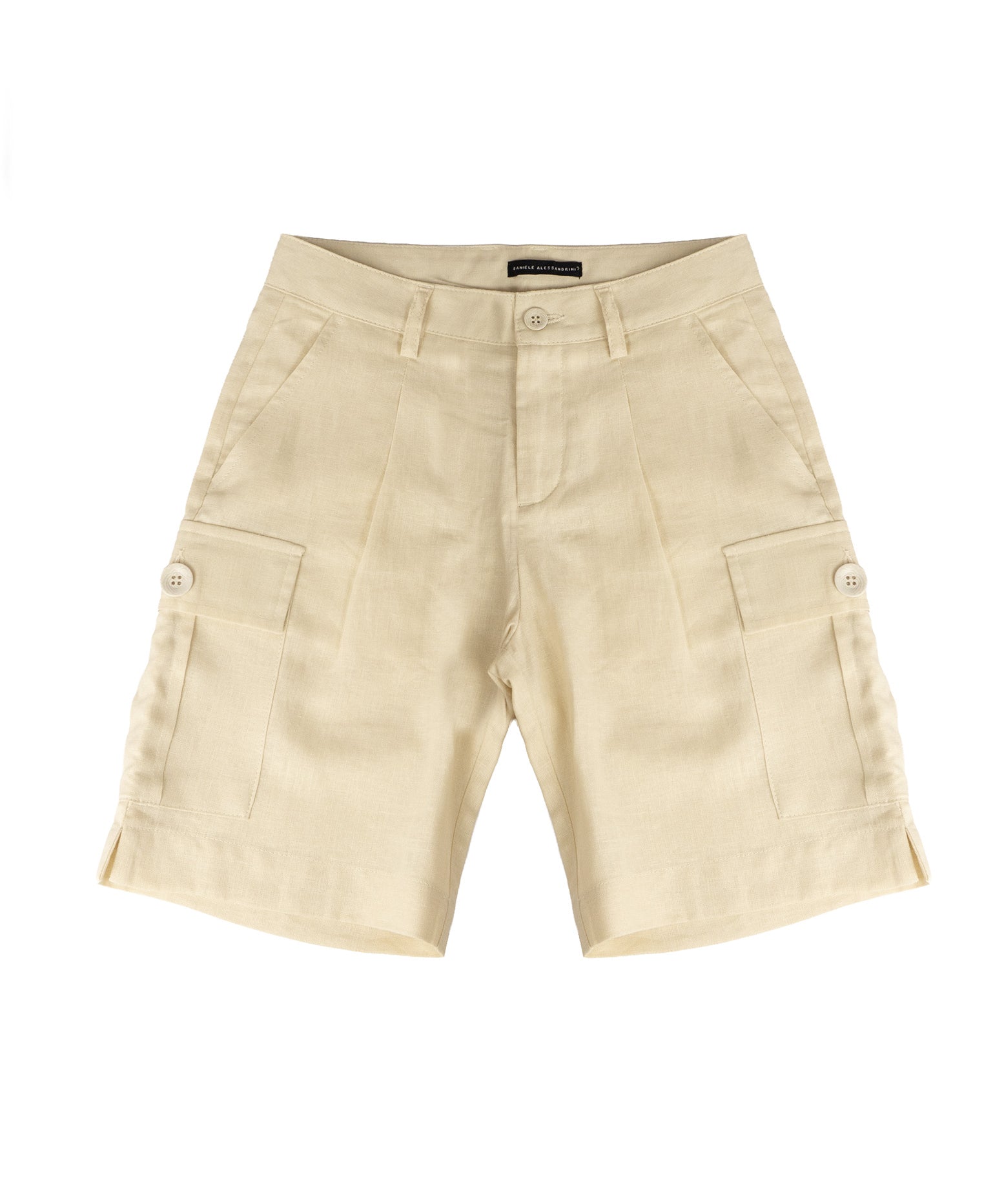 Daniele Alessandrini Kids Short Cargo Off-White per Bambini