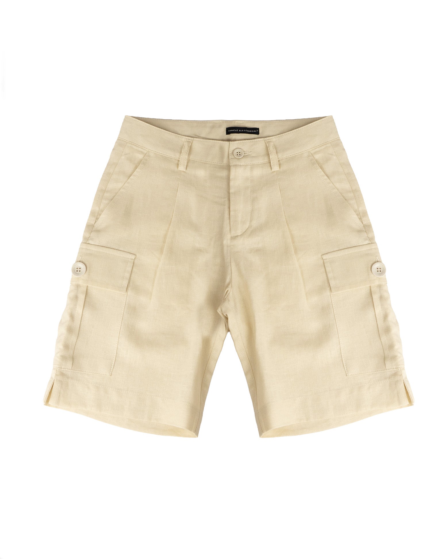 Daniele Alessandrini Kids Short Cargo Off-White per Bambini