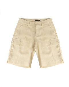 Daniele Alessandrini Kids Short Cargo Off-White per Bambini