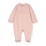 Elisabetta Franchi La Mia Bambina Tutina Desert Rose con Ricamo Logo per Neonate