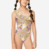 4GIVENESS Costume Monokini Fantasia Capri per Bambine