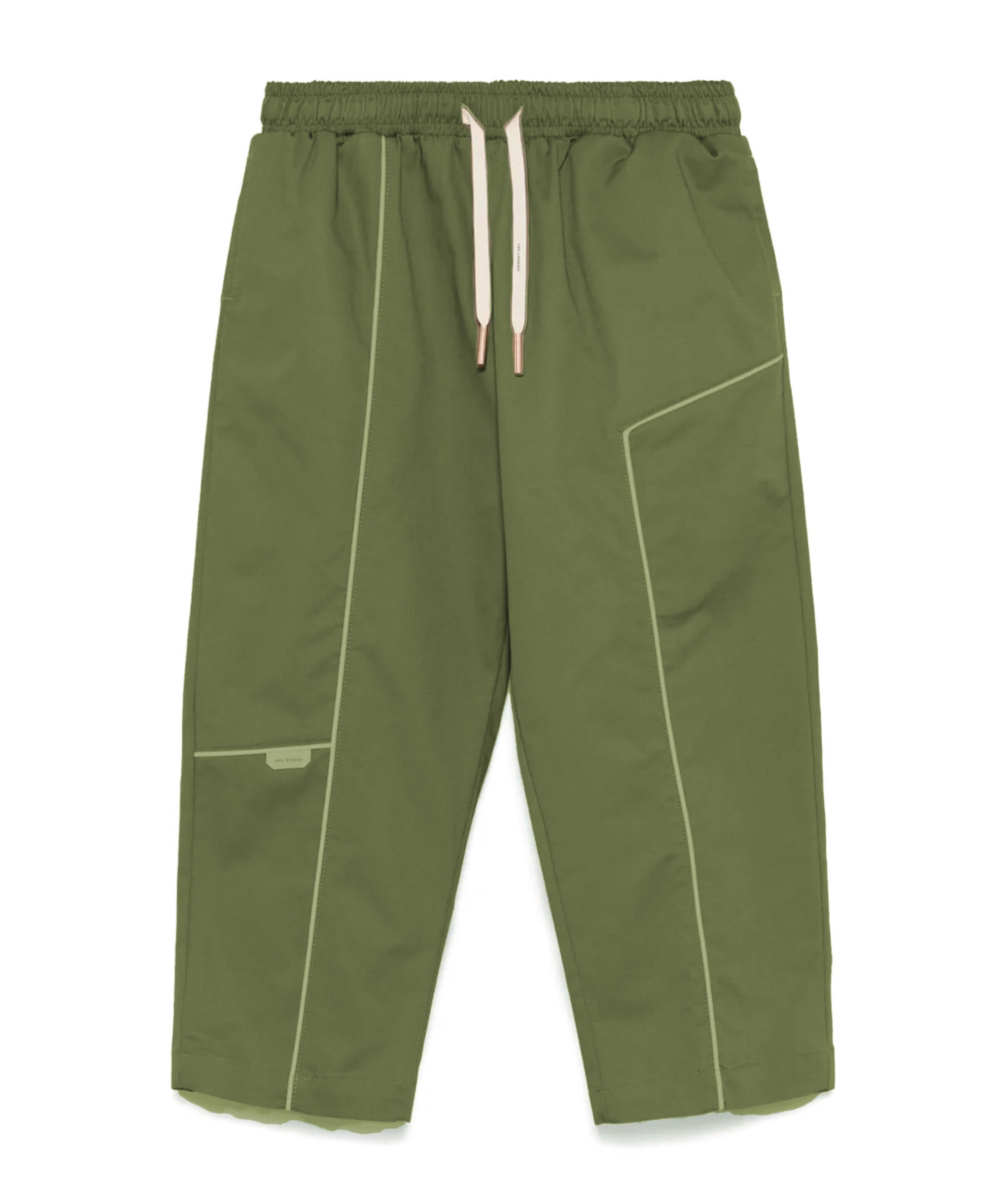 Yes London Pantaloni Verdi con Profili per Bambini