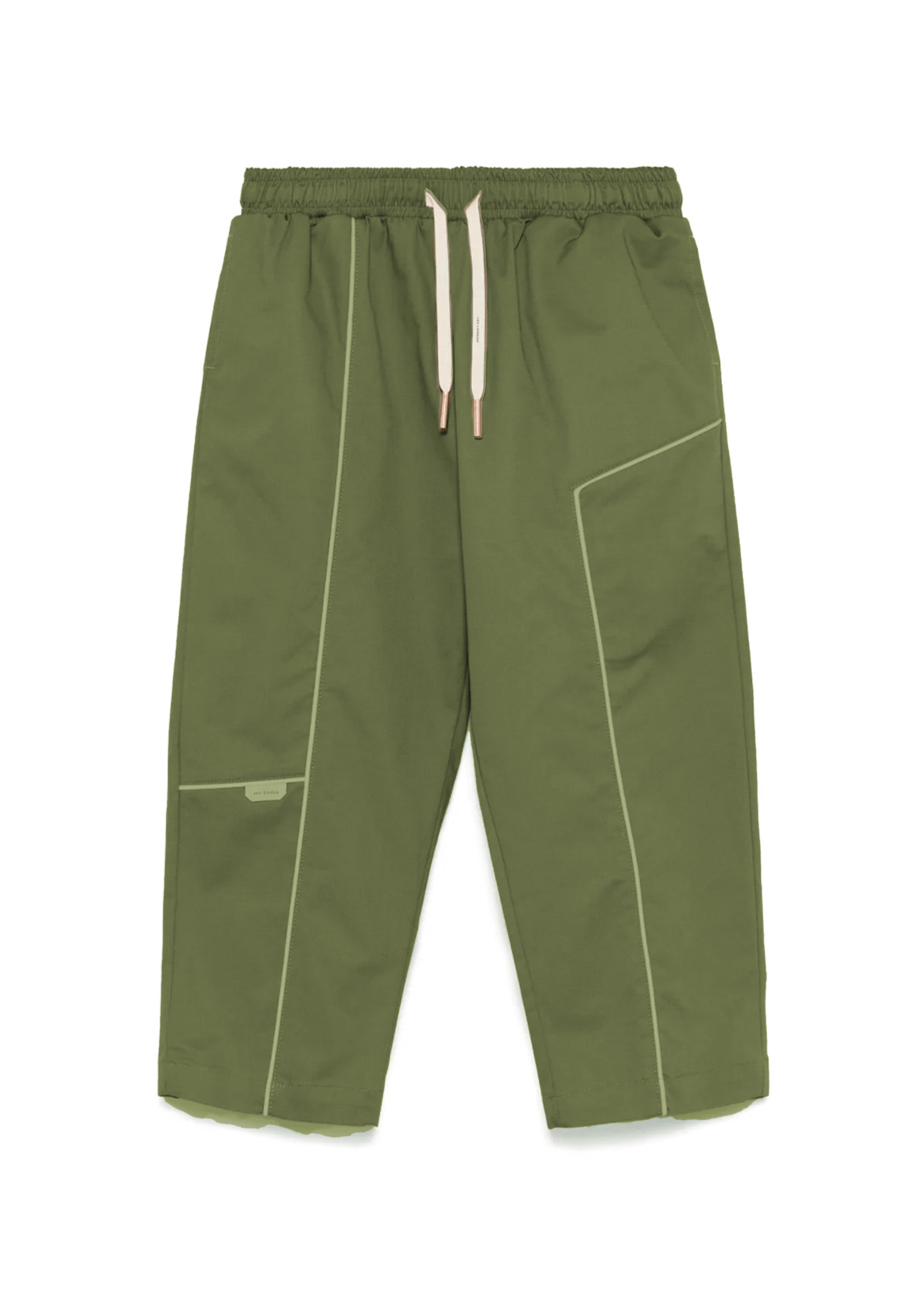 Yes London Pantaloni Verdi con Profili per Bambini