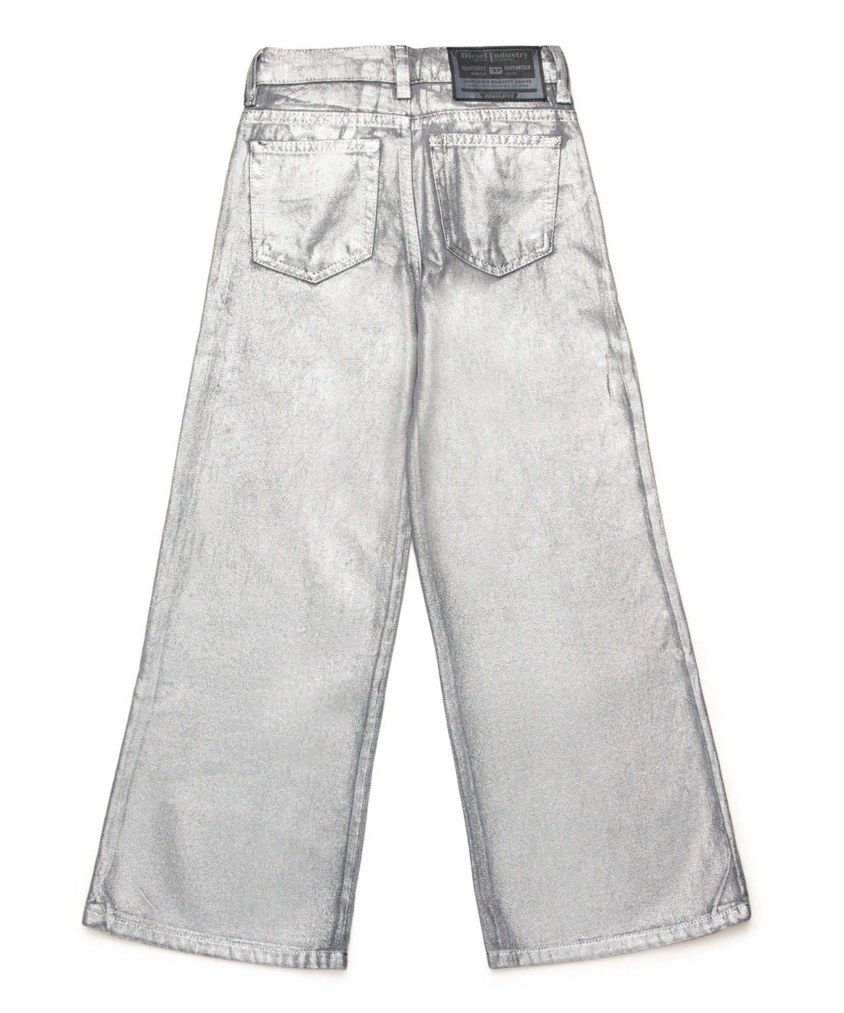 Diesel Kids Jeans Flare Effetto Metallizzato 1978 per Bambine (retro)