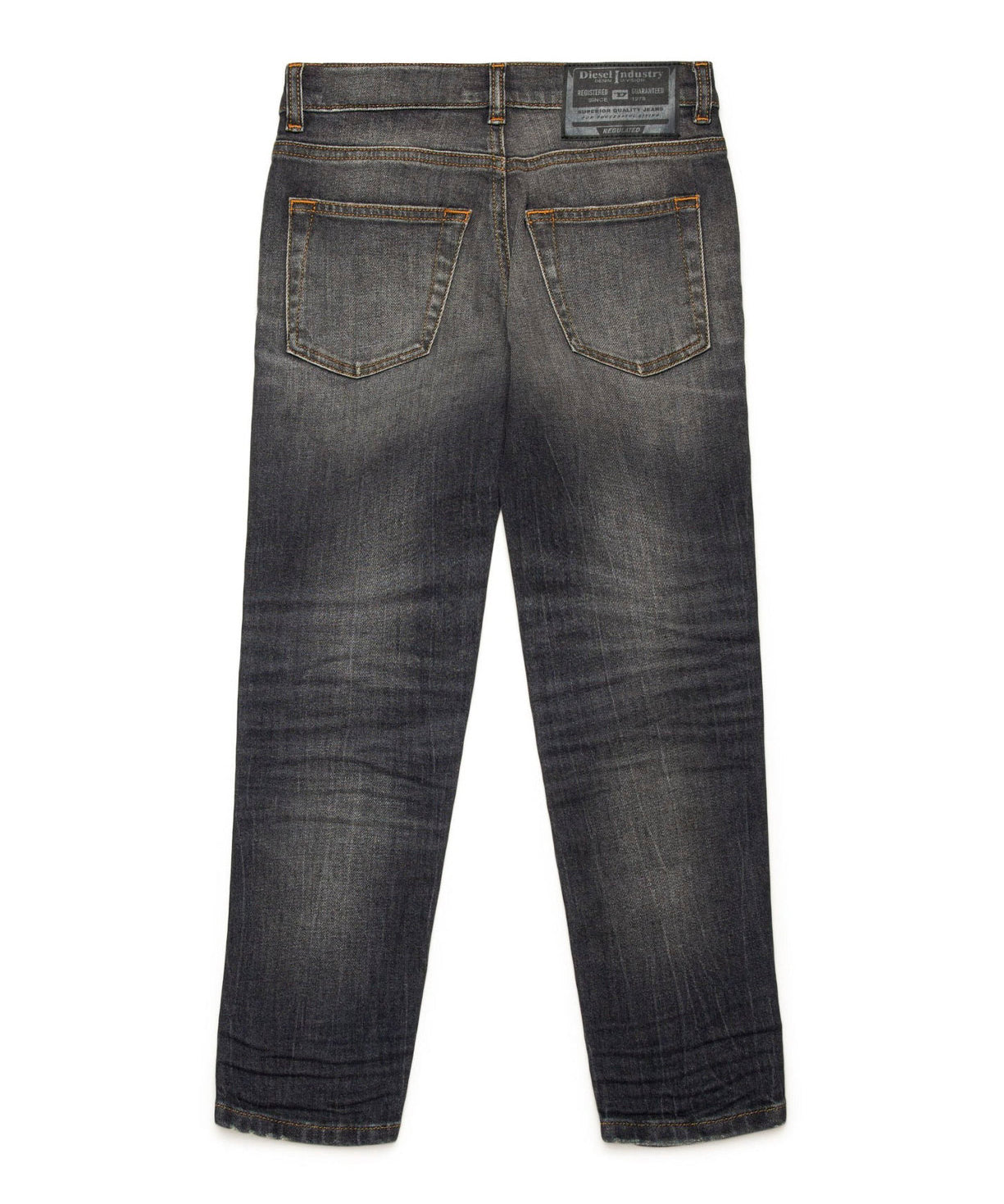 Diesel Kids Pantaloni Denim Nero con Sfumature (retro)