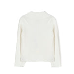Twinset Kids Maglione Bianco con Logo per Bambine