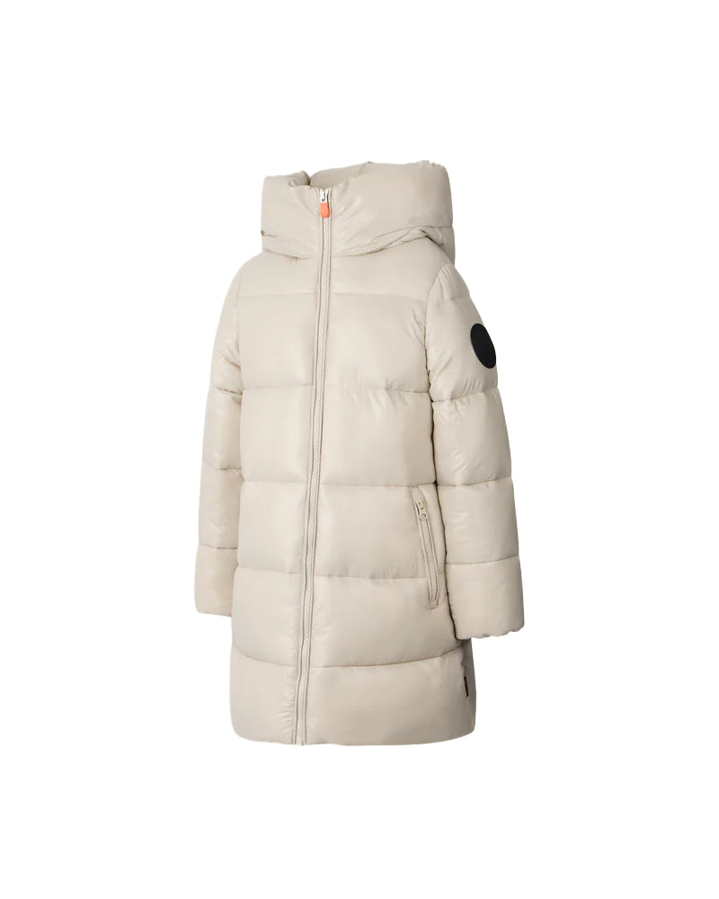 Save The Duck Kids Cappotto Imbottito Rainy Beige per Bambine