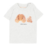 Palm Angels Kids Tripack T-Shirt Blu Grigio e Bianco per Neonati