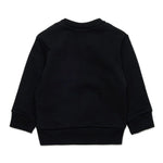 Dsquared2 Kids Felpa Nero con Logo per Neonati