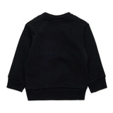 Dsquared2 Kids Felpa Nero con Logo per Neonati