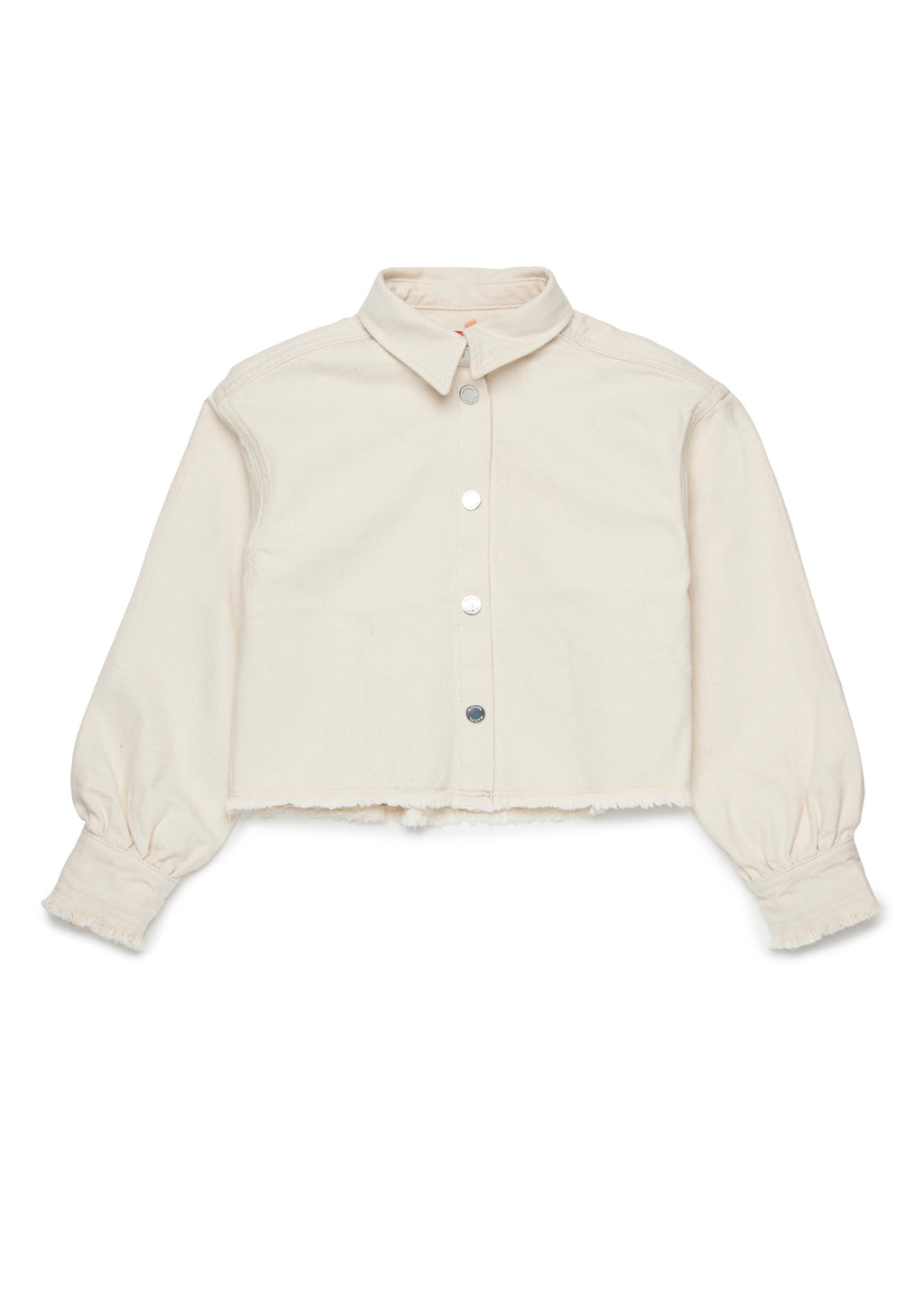 Max & Co Kids Camicia Crema Boxy per Bambine